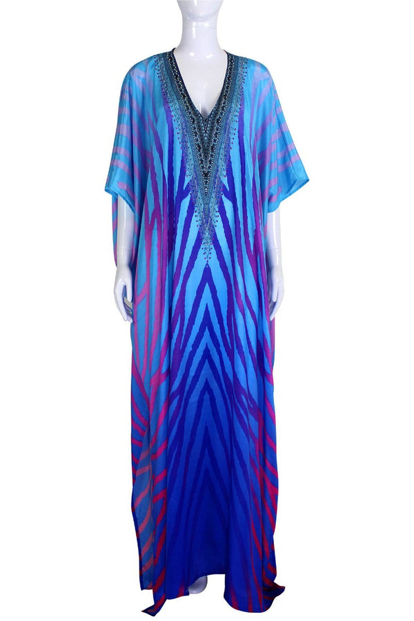 kimono kaftan, designer caftans, luxury caftan, Colors of Fashion, caftans with pockets,