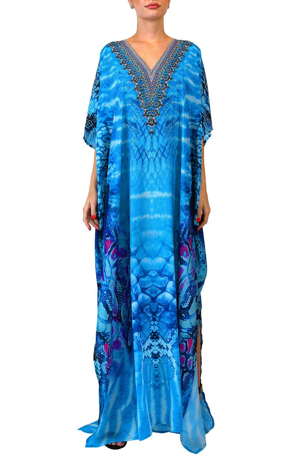 kaftan with pockets,  elegant kaftans,  Colors of Fashion, party kaftan, kaftan modern,