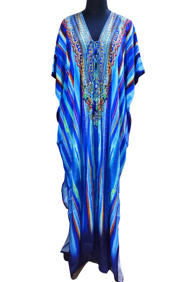 formal kaftan, summer caftan, caftan maxi dress, Colors of Fashion, womens caftan dresses,