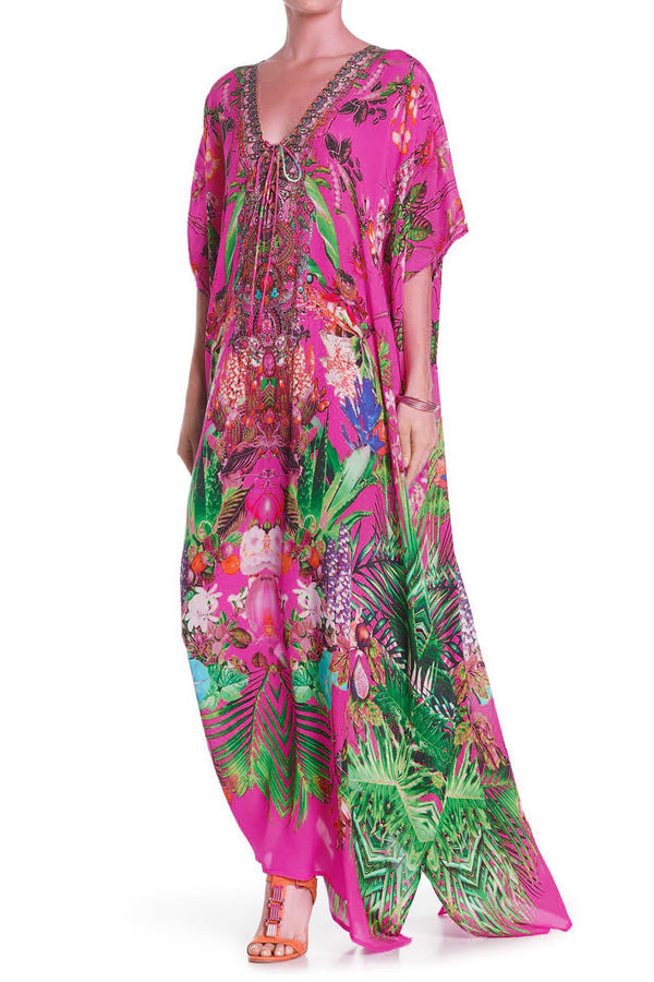 Kaftan Dress in Pink