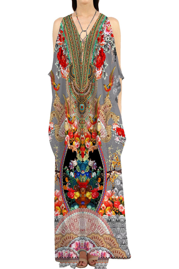 Colors of Fashion, maxi caftan dress, plus size kaftan maxi dress, long caftan dress,
