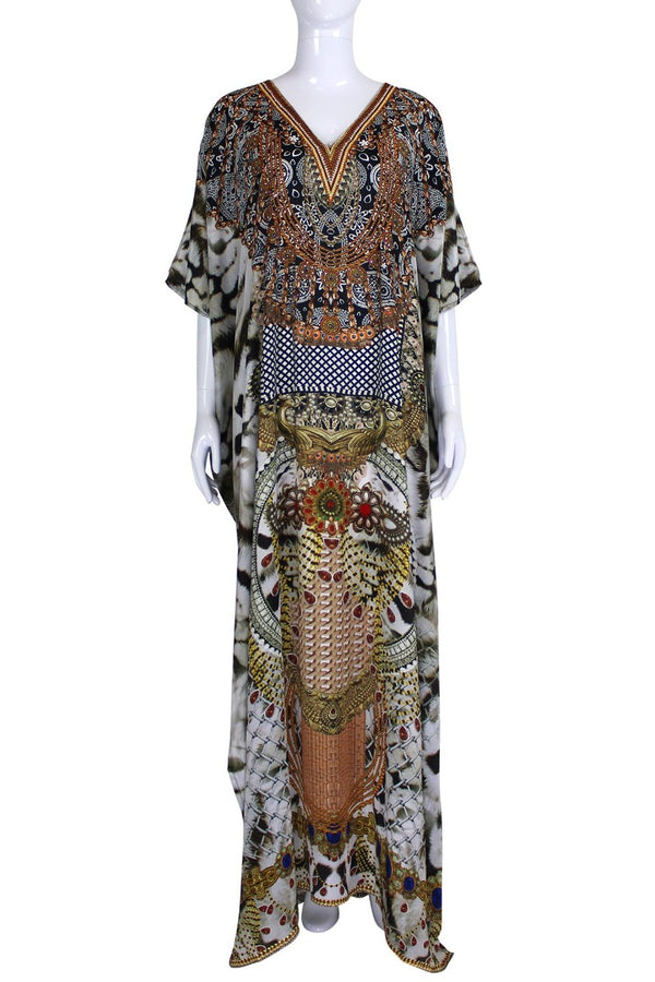 women's caftans plus size, tropical kaftan, Colors of Fashion, summer kaftan,