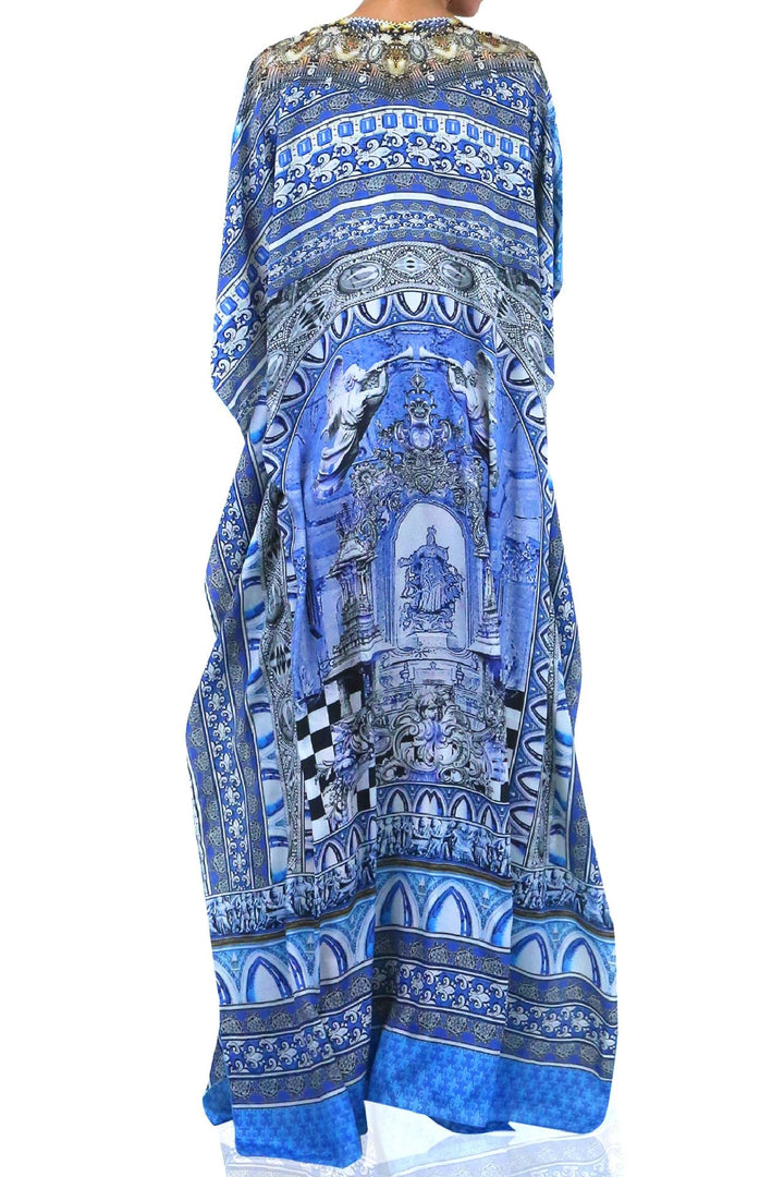 kaftan dress for ladies, kaftan style dress, summer kaftan, Colors of Fashion,