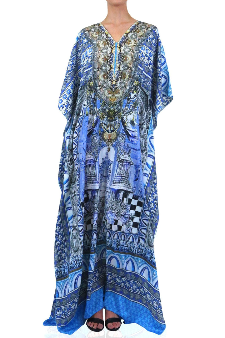 kaftan ladies dress, kaftan's, kaftan maxi dress, summer kaftan dresses, silk kaftan dress, Colors of Fashion,
