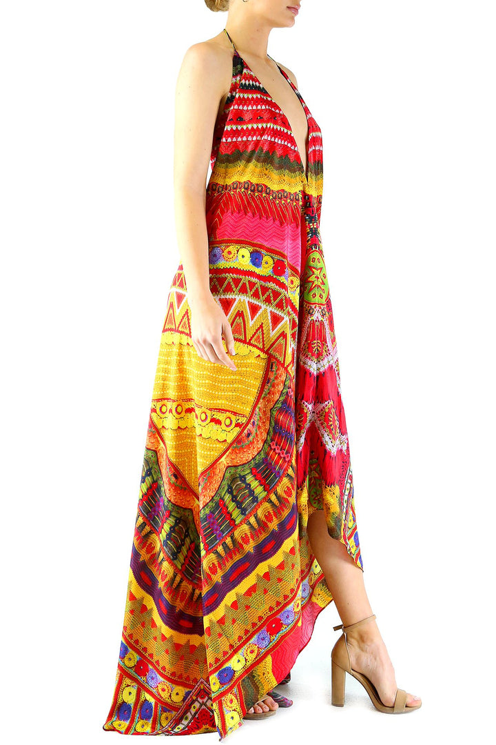 orange maxi dress formal, spring maxi dress, Colors of Fashion,
sleeveless maxi dress,