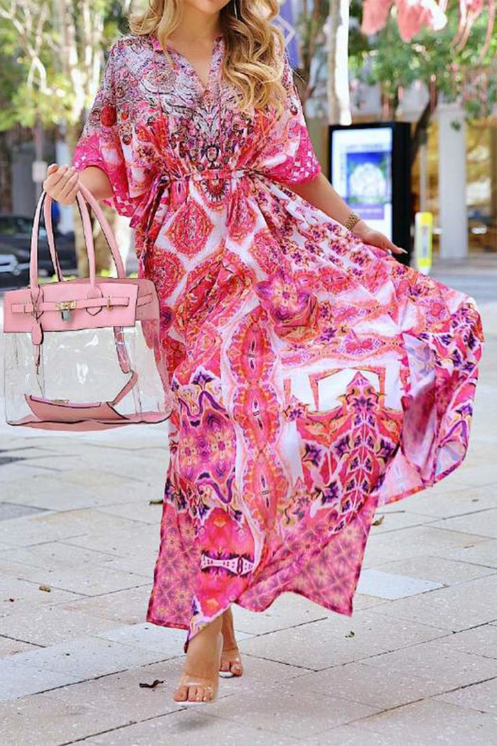 silk kaftan dress, Colors of Fashion, long kaftan dress, kaftan evening dress,