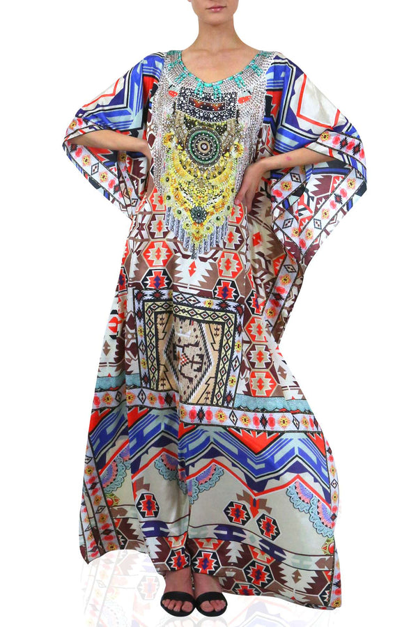 kaftans, kaftan with pockets, kaftan modern, Colors of Fashion,