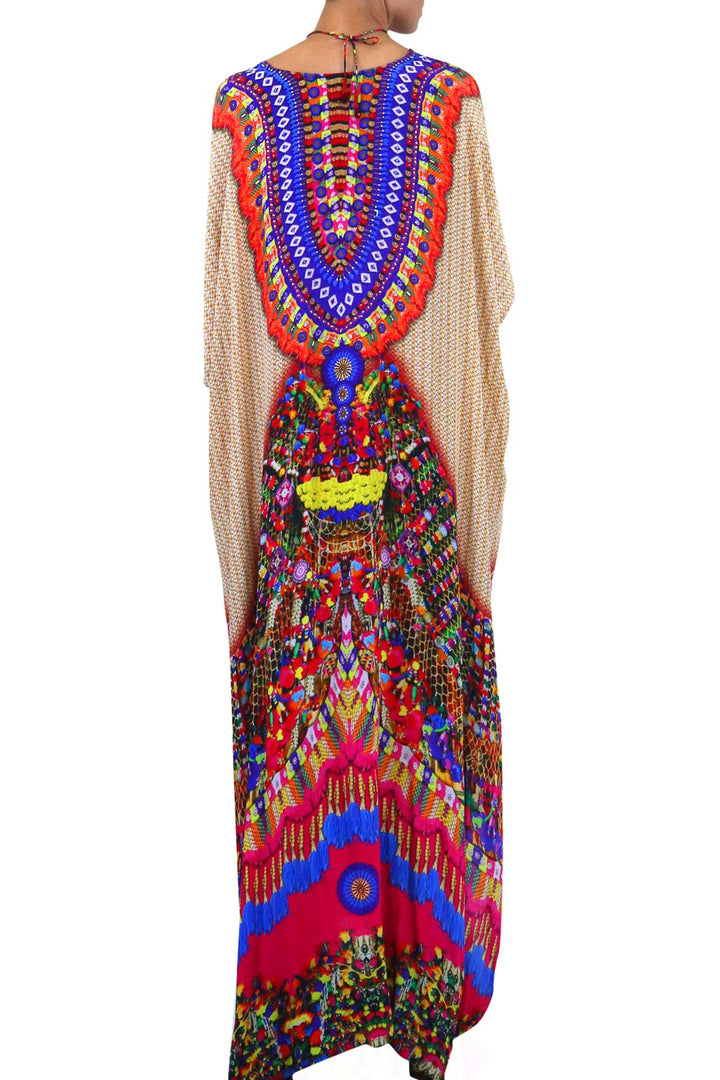 designer kaftan, designer caftans, caftans with pockets, Colors of Fashion, caftans for women,