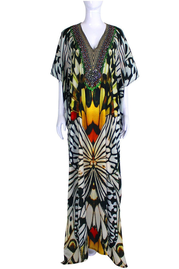 Colors of Fashion, kaftan luxury, kaftan for women, kaftan elegant,
