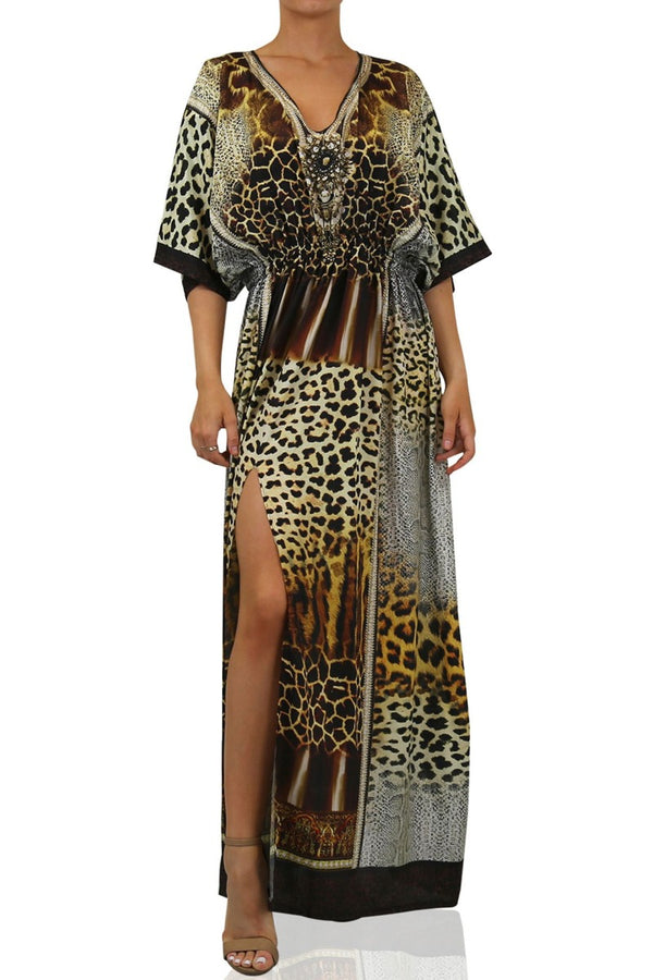 elegant caftans, dressy caftans, designer kaftan, Colors of Fashion,