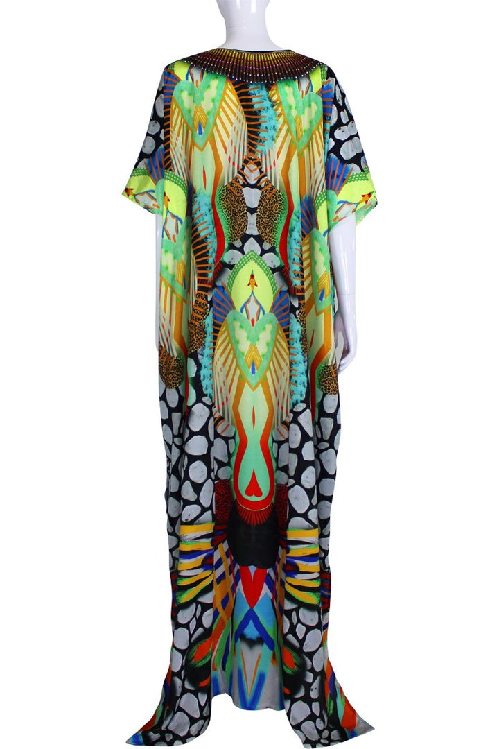 party kaftan, modern kaftan, maxi kaftan, Colors of Fashion, luxury kaftan,