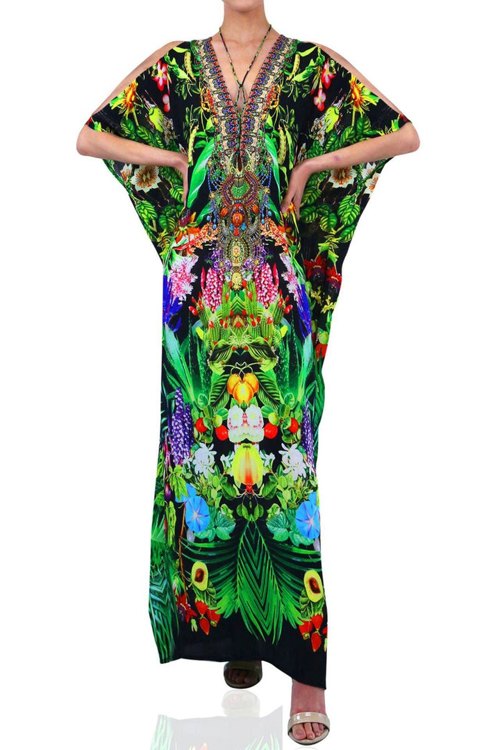 caftan dresses for ladies, kaftan clothing, Colors of Fashion, long sleeve caftan,