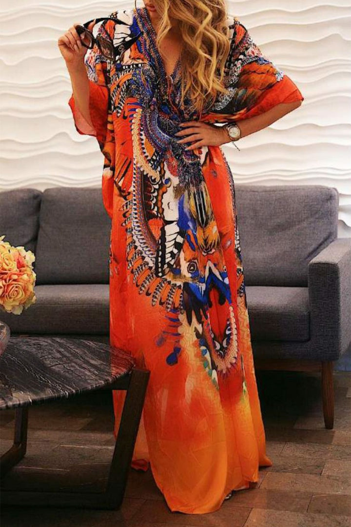 Colors of Fashion, formal caftan dress, sequin kaftan dress,  formal caftan,