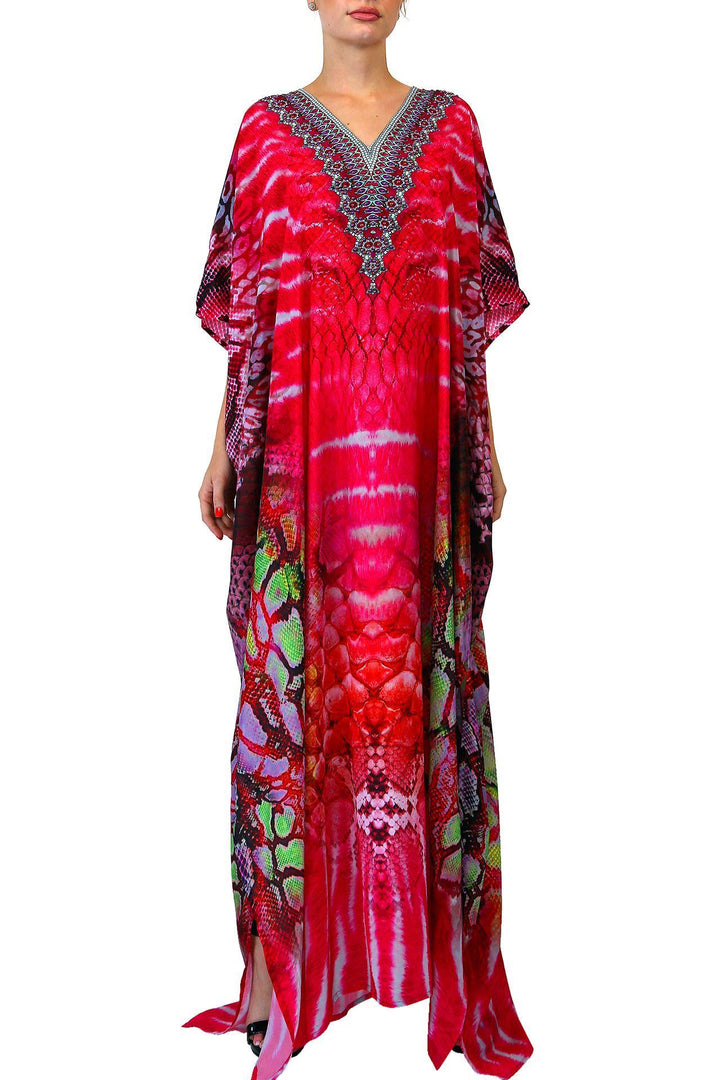 Colors of Fashion, embellished kaftan, elegant kaftans, elegant caftans,