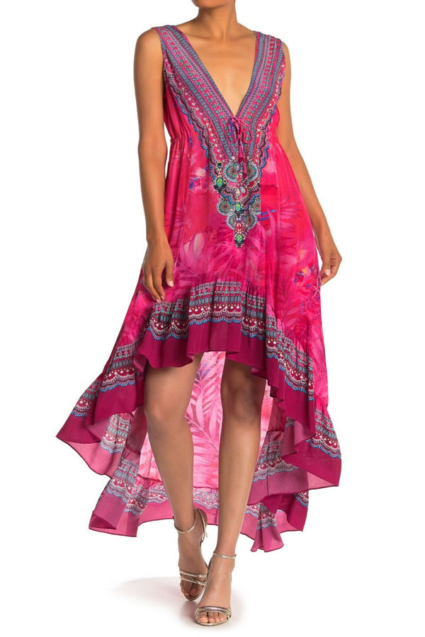 Pink Hi-Low Dress