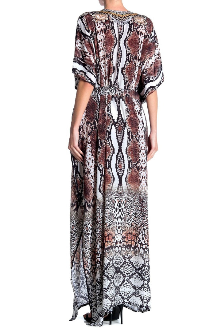 long sleeve kaftans, long caftan, Colors of Fashion, long beach kaftan,