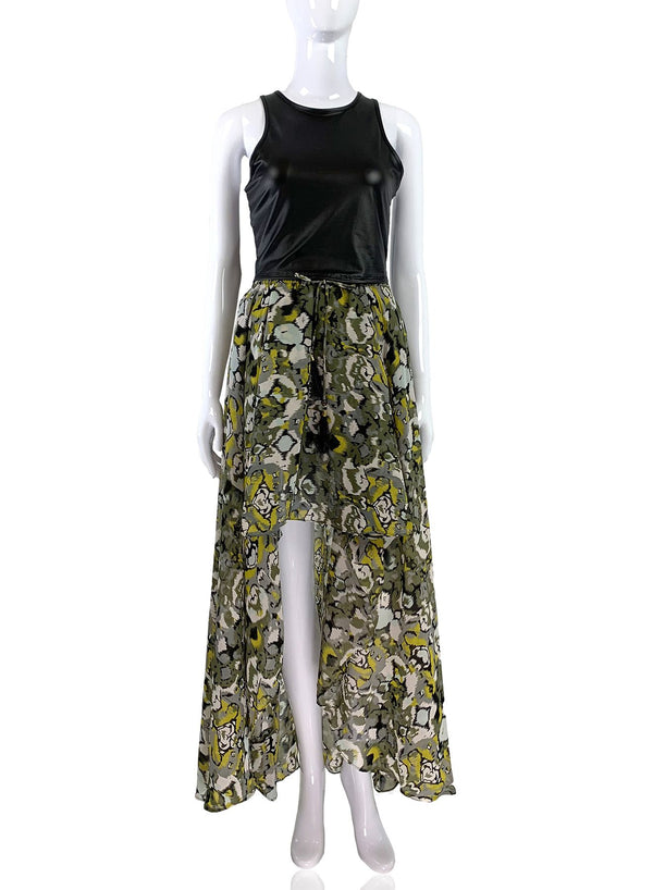 Gray Hi Low Skirt
